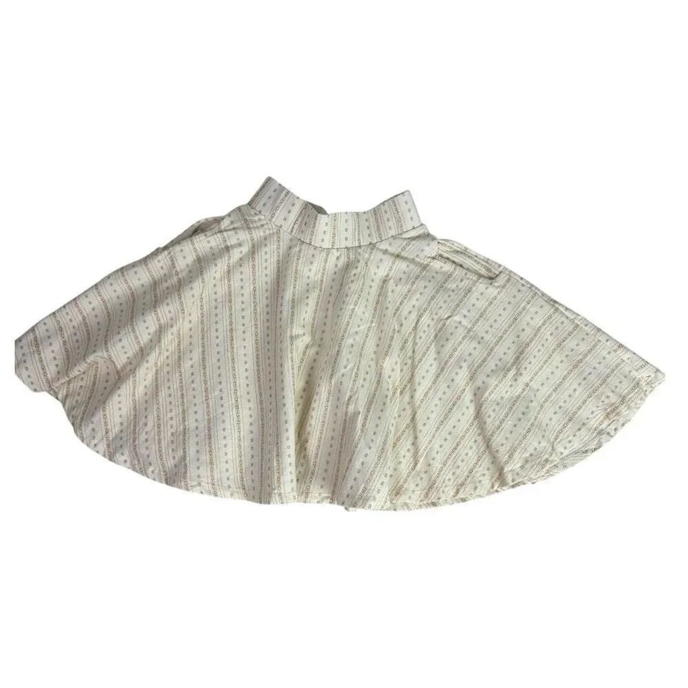 Remie Girl Skirt size 4 Cream Gold